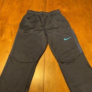 Nike Navy/Electric Blue Dri-Fit Joggers, YXL
